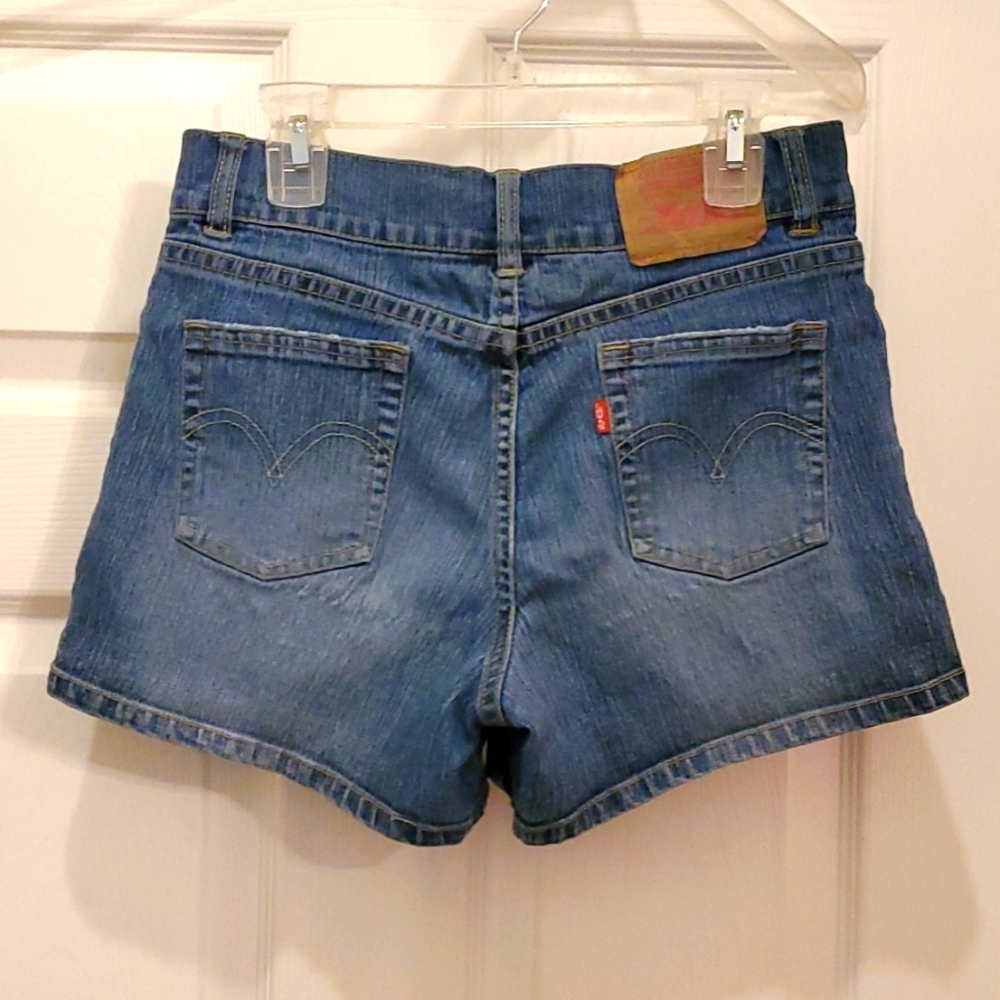 Vintage Levi's jJeans for Girls Distressed Denim Jean 4 Pocket Shorts